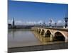 Pont De Pierre, Bordeaux, Gironde, Aquitaine, France, Europe-Charles Bowman-Mounted Photographic Print