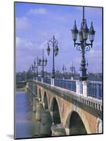 Pont De Pierre, Bordeaux, Gironde, France, Europe-Firecrest Pictures-Mounted Photographic Print