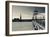 Pont De Pierre Bridge across Garonne River, Bordeaux, Gironde, Aquitaine, France-null-Framed Photographic Print