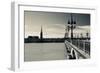 Pont De Pierre Bridge across Garonne River, Bordeaux, Gironde, Aquitaine, France-null-Framed Photographic Print