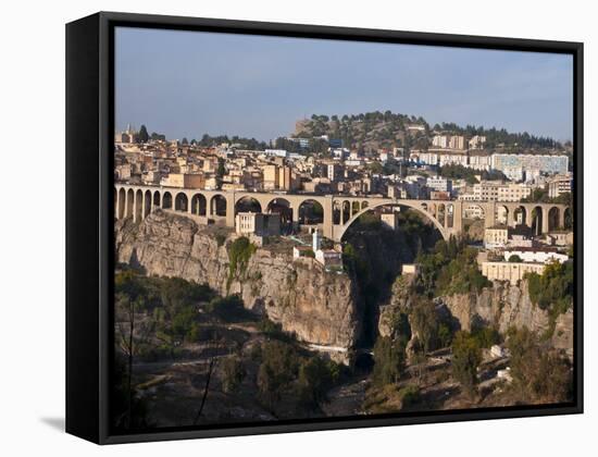 Pont De Sidi Rached Bridge, Constantine, Eastern Algeria, Algeria, North Africa, Africa-Michael Runkel-Framed Stretched Canvas