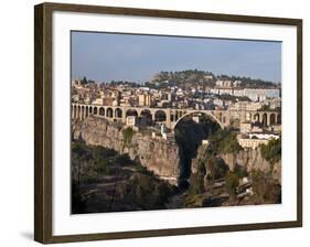 Pont De Sidi Rached Bridge, Constantine, Eastern Algeria, Algeria, North Africa, Africa-Michael Runkel-Framed Photographic Print