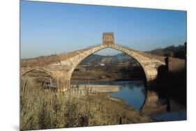 Pont Del Diable (Evil's Bridge) over the Llobregat River, with Gothic Central Arch on a Roman Basis-null-Mounted Premium Giclee Print