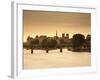 Pont Des Arts and River Seine, Paris, France-Jon Arnold-Framed Photographic Print