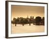 Pont Des Arts and River Seine, Paris, France-Jon Arnold-Framed Photographic Print