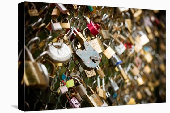 Pont des Arts I-Erin Berzel-Stretched Canvas