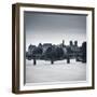 Pont Des Arts, Notre Dame Cathedral and River Seine, Paris, France-Jon Arnold-Framed Photographic Print