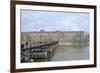 Pont des Arts-Cora Niele-Framed Giclee Print