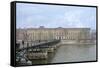 Pont des Arts-Cora Niele-Framed Stretched Canvas