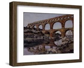Pont Du Gard, 1890-Emmanuel Lansyer-Framed Giclee Print