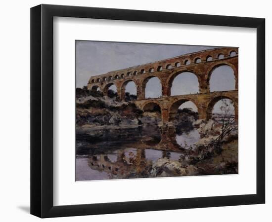 Pont Du Gard, 1890-Emmanuel Lansyer-Framed Giclee Print