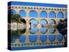 Pont du Gard and Gard River-Sylvain Sonnet-Stretched Canvas