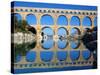 Pont du Gard and Gard River-Sylvain Sonnet-Stretched Canvas