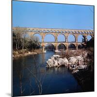 Pont Du Gard Aqueduct in France-Philip Gendreau-Mounted Photographic Print