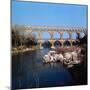 Pont Du Gard Aqueduct in France-Philip Gendreau-Mounted Photographic Print