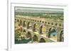 Pont Du Gard, Nimes, France-null-Framed Art Print