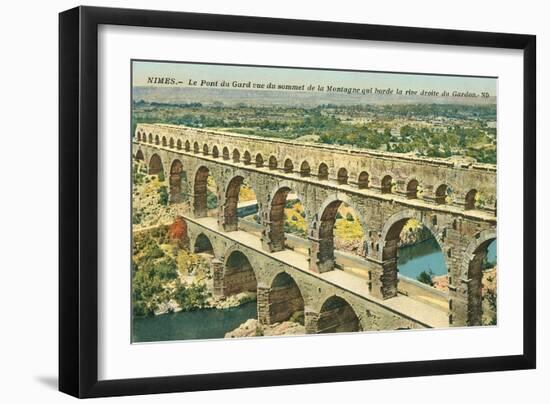Pont Du Gard, Nimes, France-null-Framed Art Print