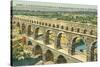 Pont Du Gard, Nimes, France-null-Stretched Canvas