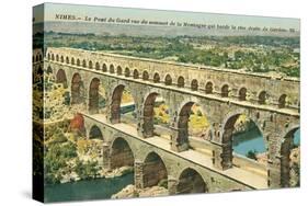 Pont Du Gard, Nimes, France-null-Stretched Canvas