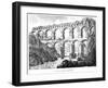 Pont Du Gard, Nimes, Southern France, 19th Century-null-Framed Giclee Print