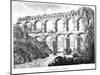 Pont Du Gard, Nimes, Southern France, 19th Century-null-Mounted Giclee Print