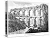 Pont Du Gard, Nimes, Southern France, 19th Century-null-Stretched Canvas