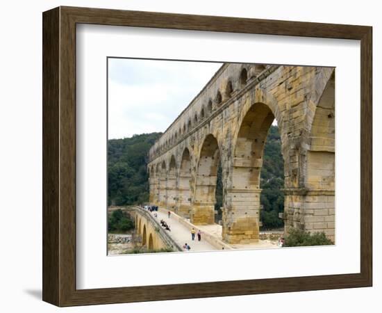 Pont du Gard, Roman aqueduct, France-Lisa S. Engelbrecht-Framed Photographic Print