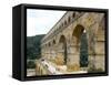 Pont du Gard, Roman aqueduct, France-Lisa S. Engelbrecht-Framed Stretched Canvas