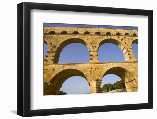 Pont Du Gard, Roman Aqueduct in Southern France near Nimes-ruivalesousa-Framed Premium Photographic Print