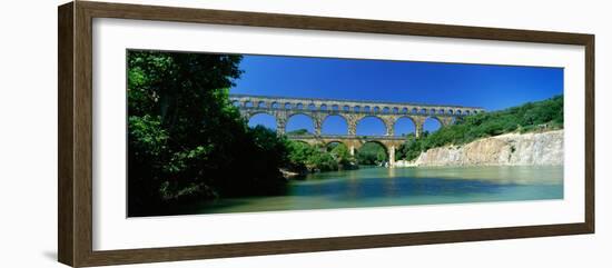 Pont Du Gard Roman Aqueduct Provence France-null-Framed Photographic Print