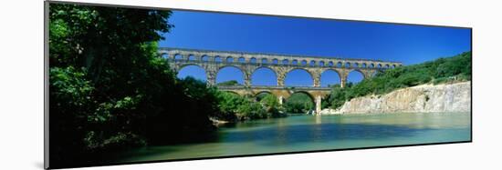 Pont Du Gard Roman Aqueduct Provence France-null-Mounted Photographic Print