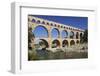 Pont Du Gard, Roman Aqueduct, River Gard, Languedoc-Roussillon, Southern France, France-Markus Lange-Framed Photographic Print