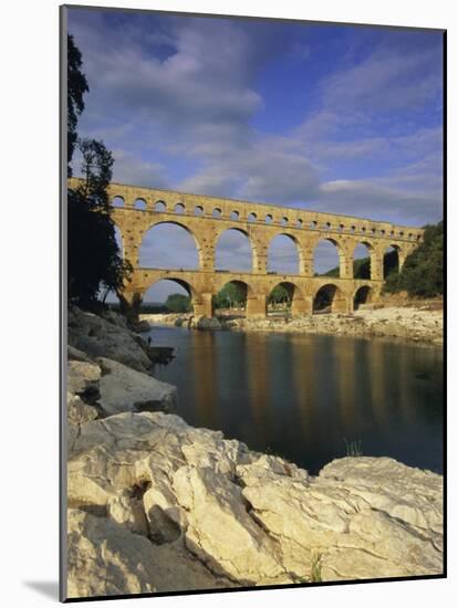 Pont Du Gard, Roman Aqueduct, Unesco World Heritage Site, Near Avignon, Provence, France, Europe-Gavin Hellier-Mounted Photographic Print