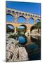 Pont du Gard, Vers Pont-du-Gard, Gard Department, Languedoc-Roussillon, France. Roman aqueduct c...-null-Mounted Photographic Print