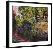 Pont Japonais-Bassin aux Nympheas-Claude Monet-Framed Art Print