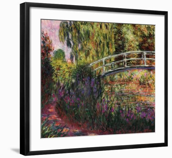 Pont Japonais-Bassin aux Nympheas-Claude Monet-Framed Art Print