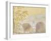 Pont Marie from Quai Des Celestins, 1926 (W/C on Paper)-Arthur Bowen Davies-Framed Giclee Print