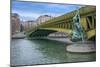 Pont Mirabeau Spans The Seine River-Cora Niele-Mounted Premium Giclee Print