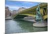 Pont Mirabeau Spans The Seine River-Cora Niele-Mounted Giclee Print