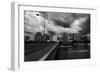 Pont Mirabeau Storm-Sebastien Lory-Framed Photographic Print