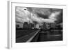 Pont Mirabeau Storm-Sebastien Lory-Framed Photographic Print