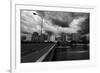 Pont Mirabeau Storm-Sebastien Lory-Framed Photographic Print