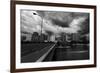 Pont Mirabeau Storm-Sebastien Lory-Framed Photographic Print