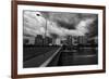 Pont Mirabeau Storm-Sebastien Lory-Framed Photographic Print