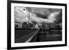 Pont Mirabeau Storm-Sebastien Lory-Framed Photographic Print