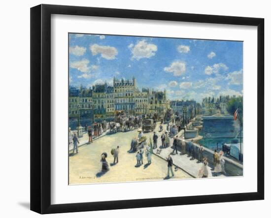 Pont-Neuf, 1872-Pierre-Auguste Renoir-Framed Art Print