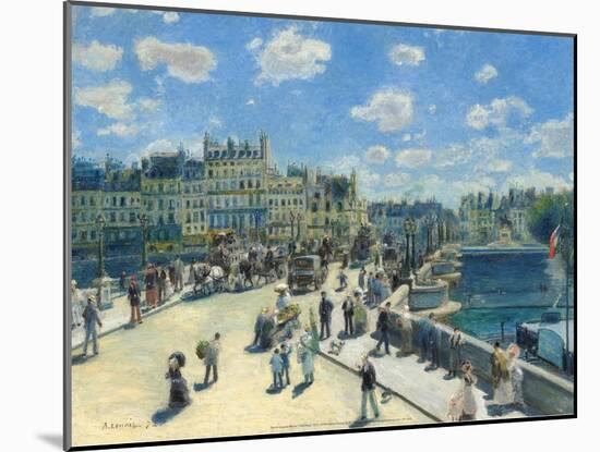 Pont-Neuf, 1872-Pierre-Auguste Renoir-Mounted Art Print