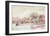 Pont Neuf, 1927 (W/C on Paper)-Paul Signac-Framed Giclee Print