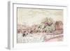 Pont Neuf, 1927 (W/C on Paper)-Paul Signac-Framed Giclee Print