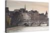 Pont Neuf and the Ile De La Cite in Paris, France, Europe-Julian Elliott-Stretched Canvas